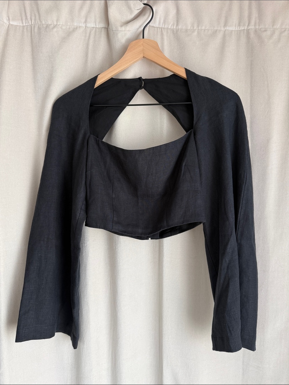 Mara Hoffman Cropped Long-Sleeve Top